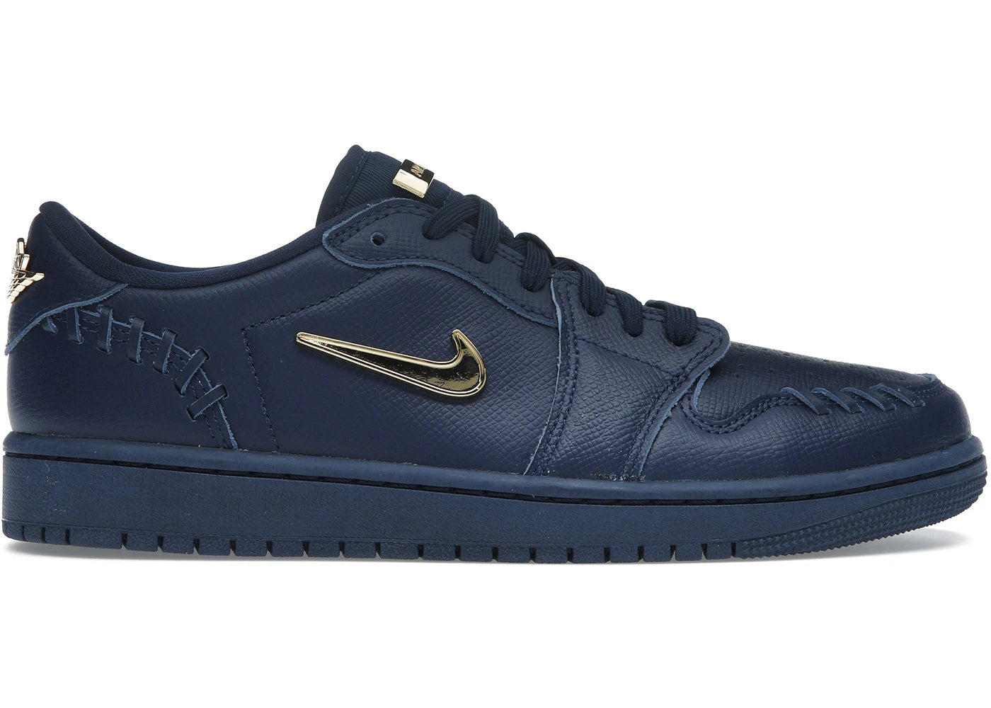Jordan 1 Low-Method of Make Midnight Navy Metallic Gold (Women's)