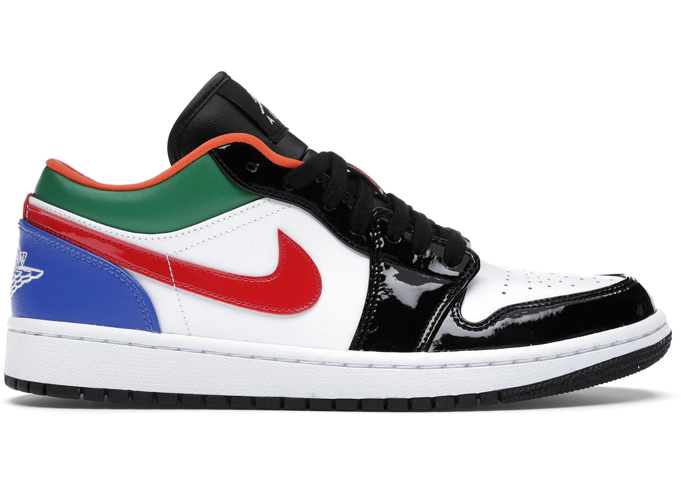 Jordan 1 Low-Multi-Color Black Toe (Women's)