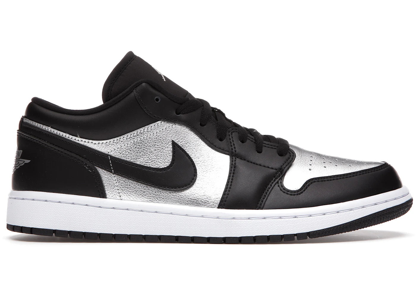 Jordan 1 Low SE-Black Metallic Silver (Women's)