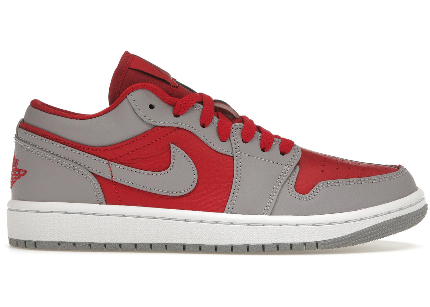Jordan 1 Low SE-Homage Split Gym Red Cement Grey (Women's)