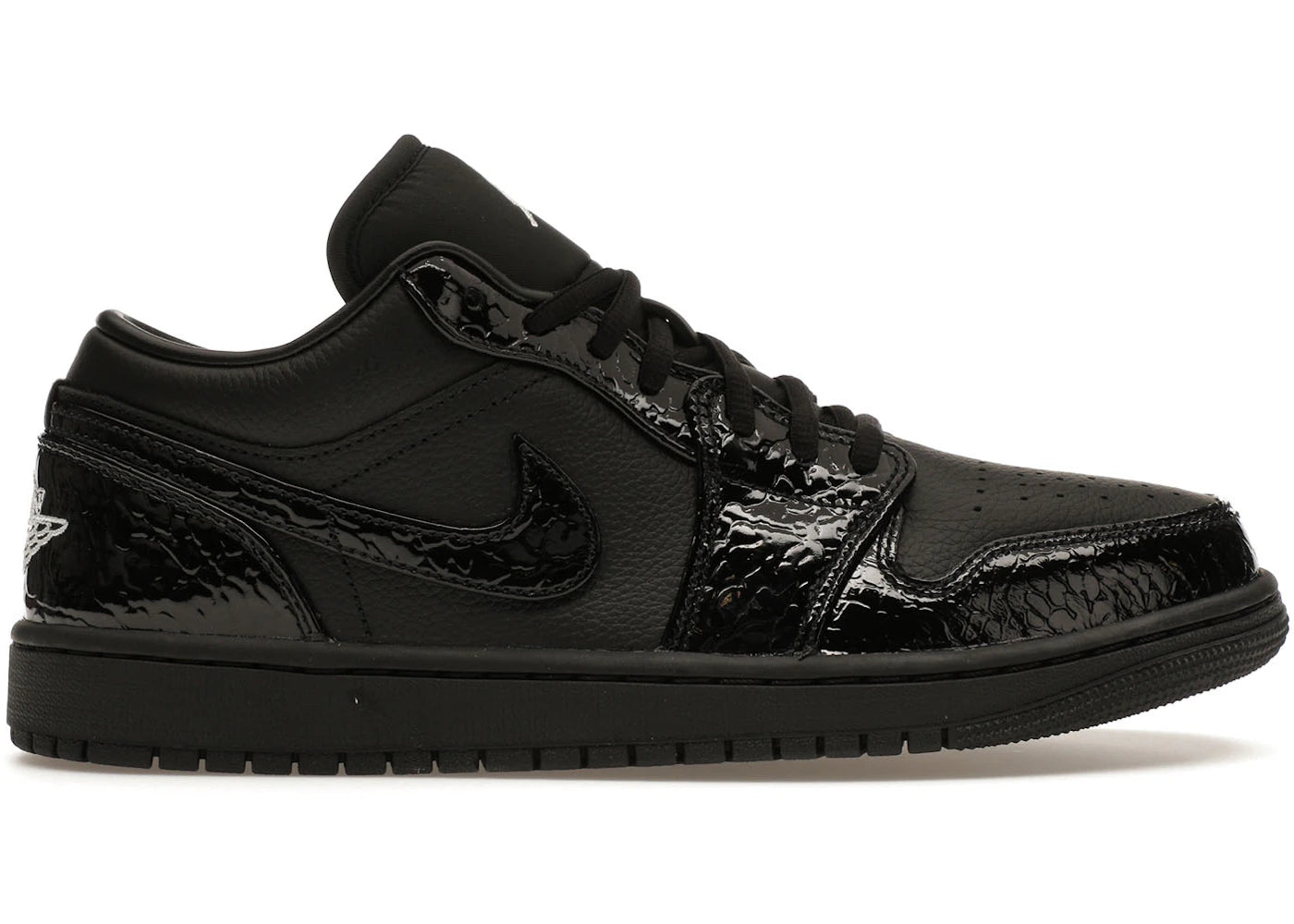 Jordan 1 Low SE-Patent Elephant Black (Women's)