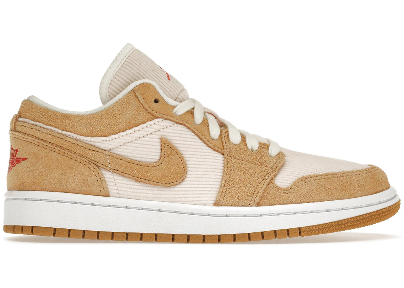 Jordan 1 Low SE-Twine Orange Quartz Corduroy (Women's)