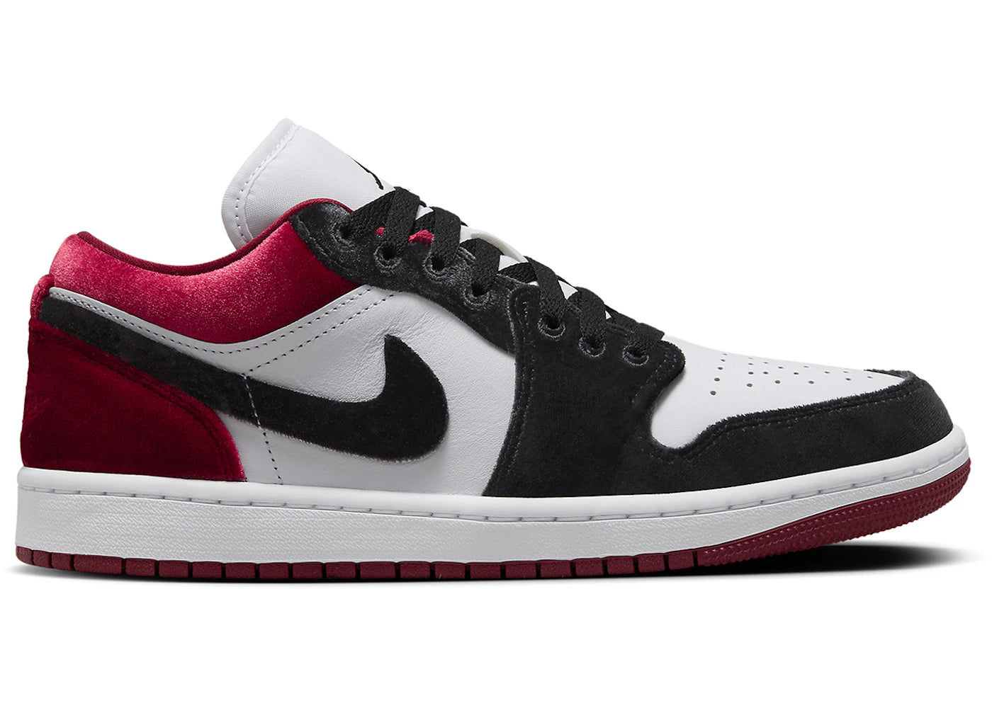 Jordan 1 Low SE-Velvet Black Toe (Women's)