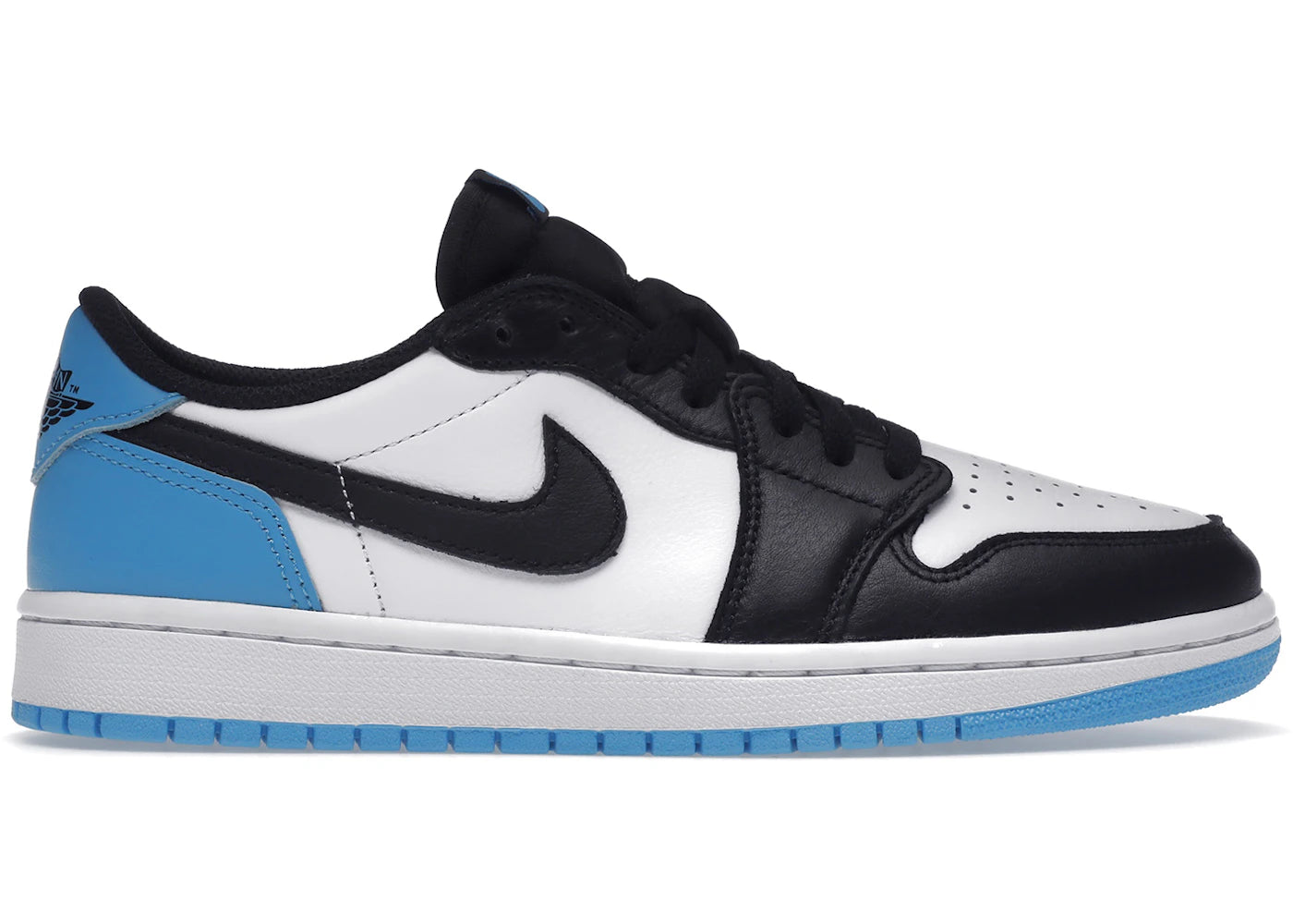 Jordan 1 Retro Low OG-Black Dark Powder Blue (Women's)