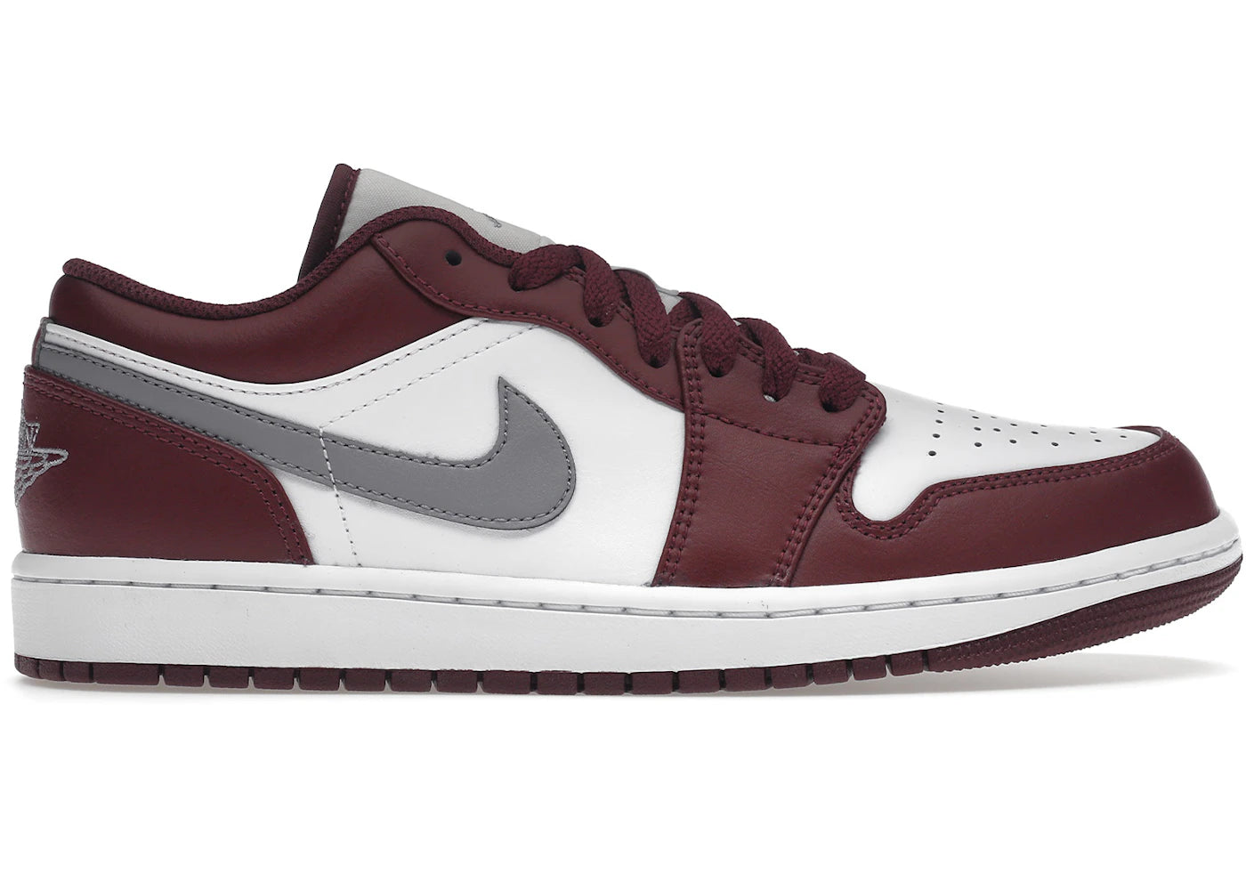 Jordan 1 Low-White Bordeaux