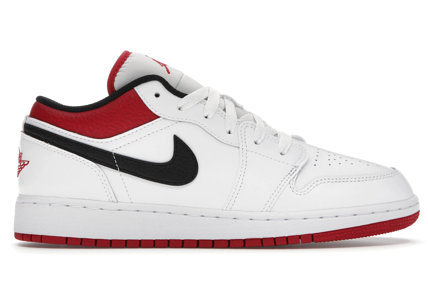 Jordan 1 Low-White Gym Red (GS)