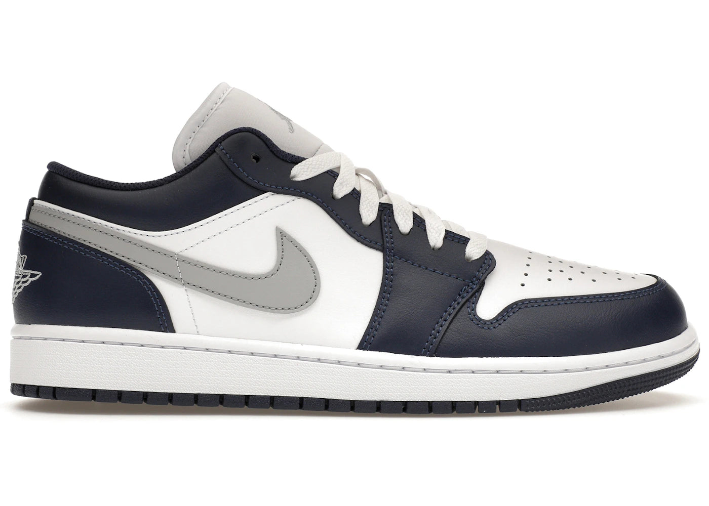 Jordan 1 Low-Wolf Grey Midnight Navy