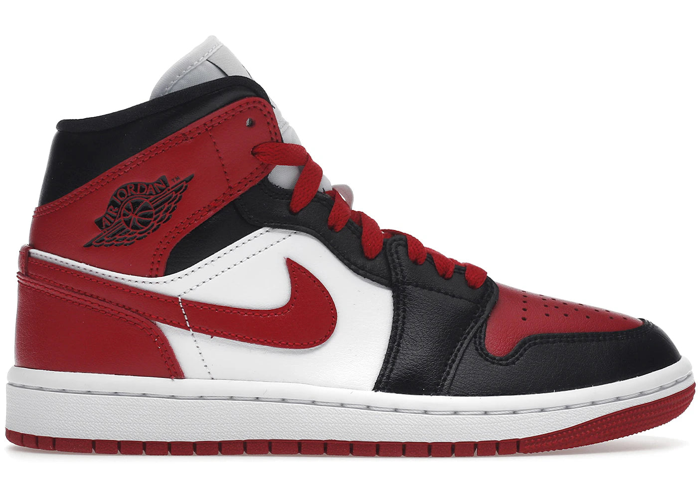 Jordan 1 Mid-Alternate Bred Toe (Women's)