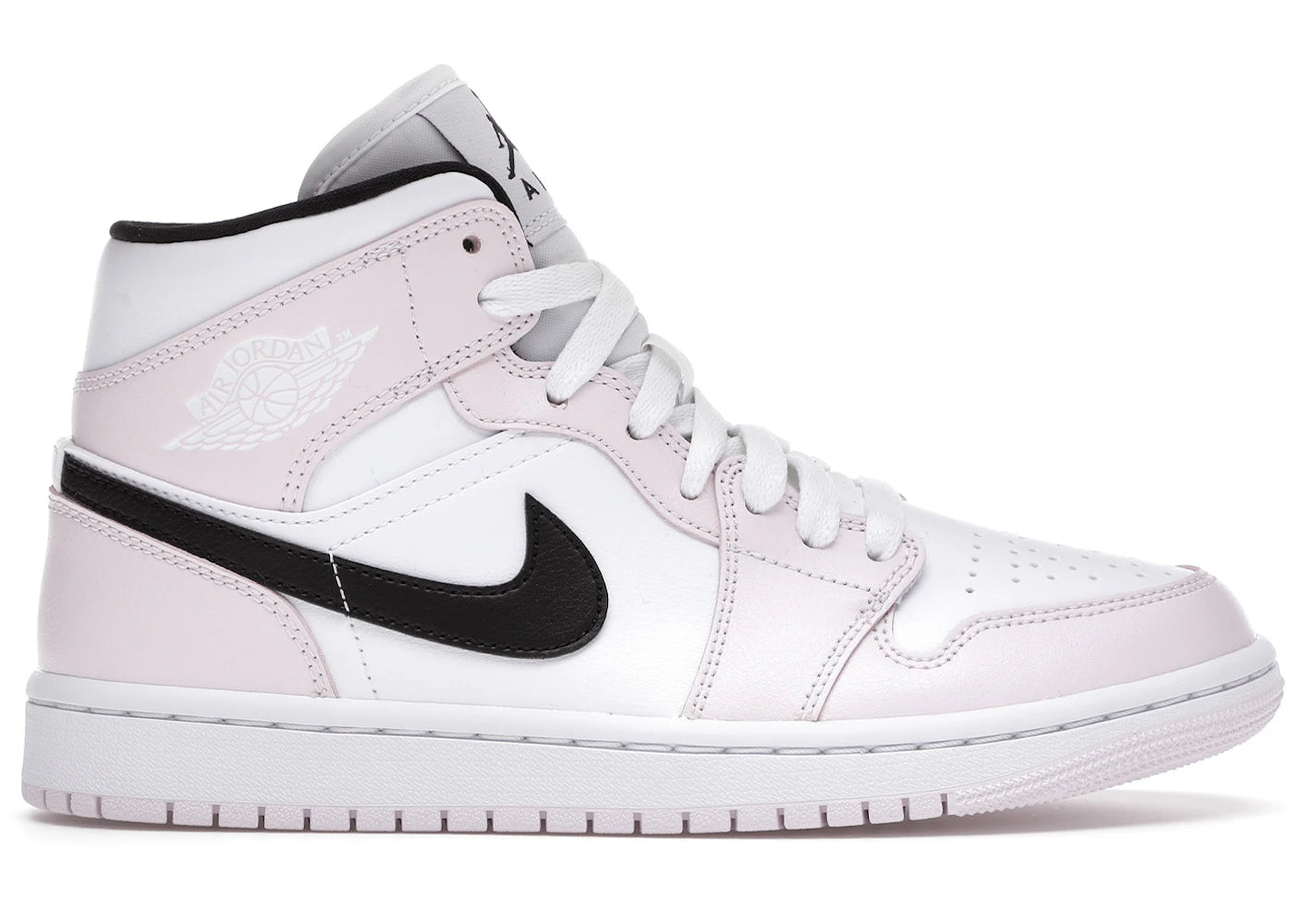 Jordan 1 Mid-Barely Rose (Women's)