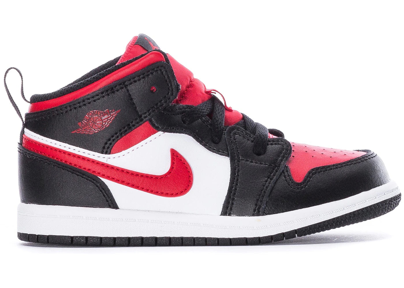 Jordan 1 Mid-Black Fire Red (TD)