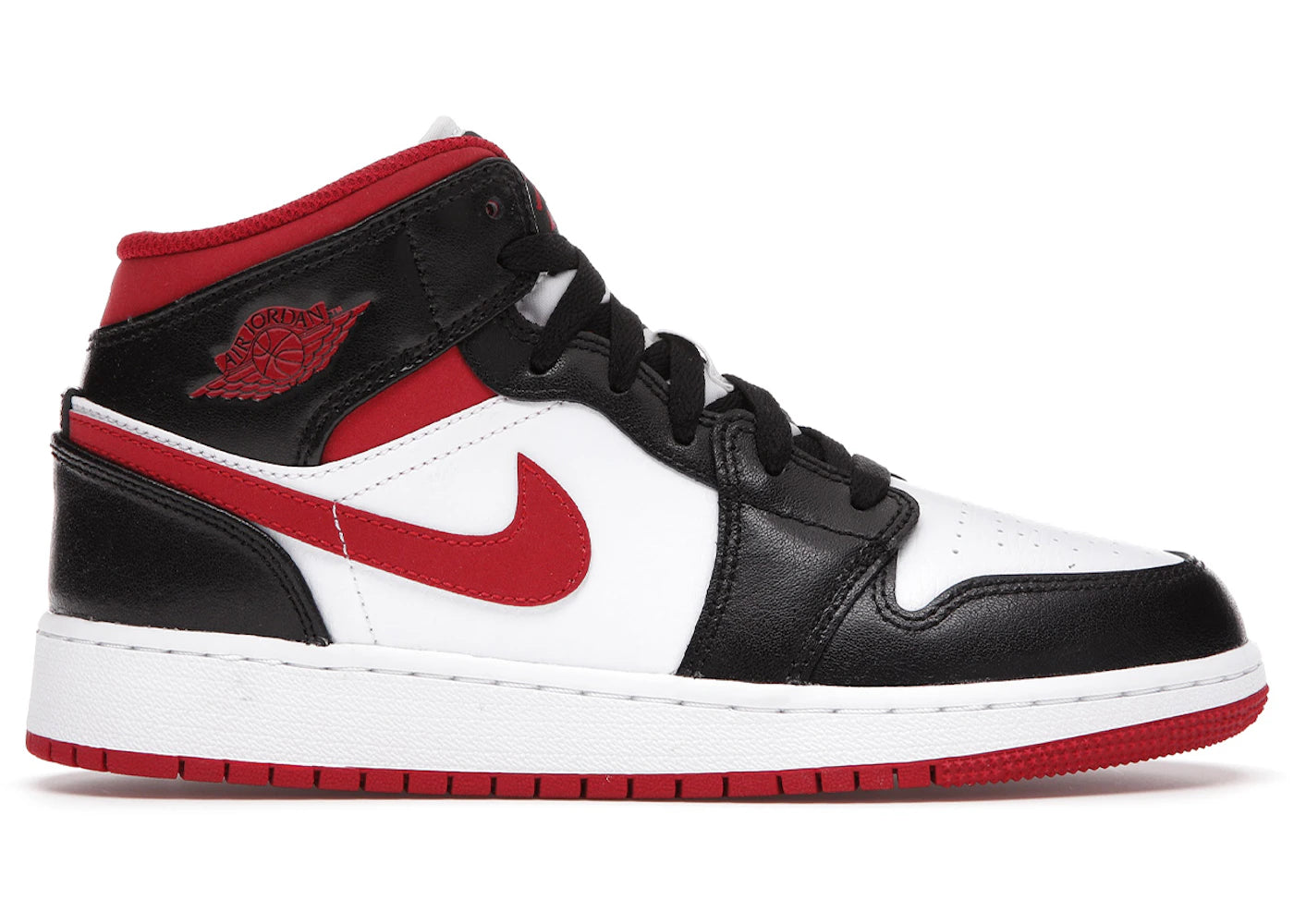 Jordan 1 Mid-Gym Red Black White (GS)