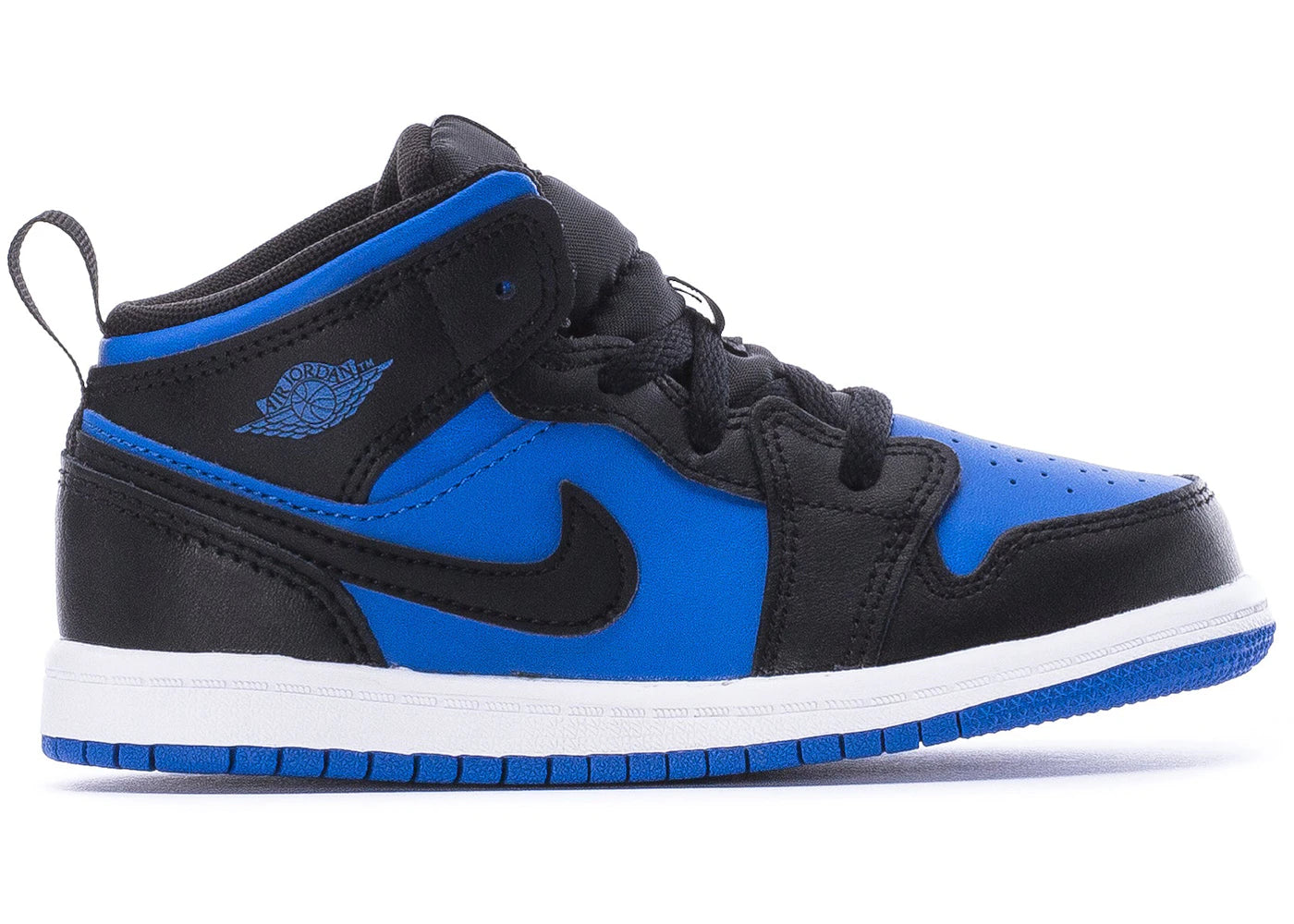 Jordan 1 Mid-Black Royal Blue (TD)