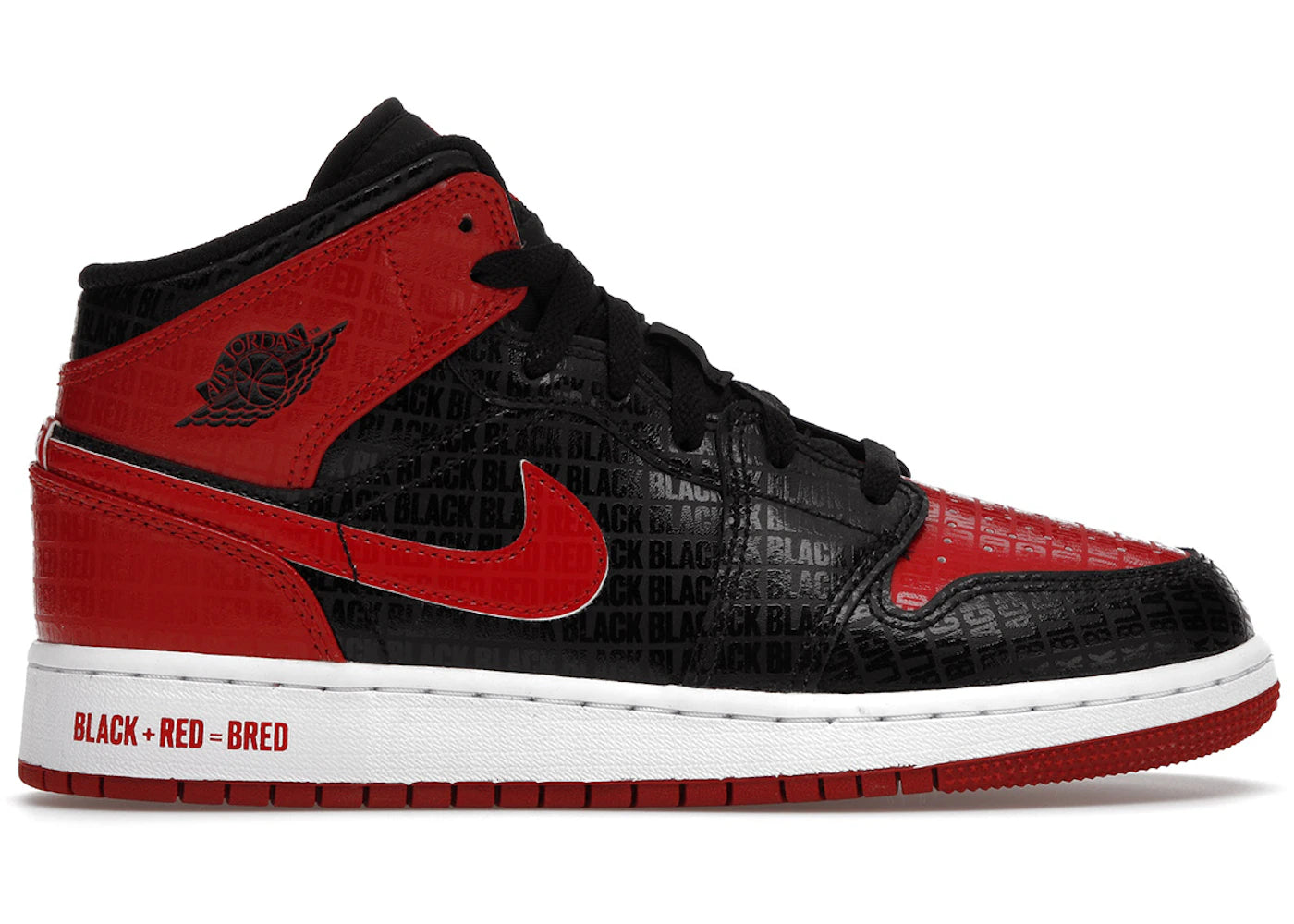 Jordan 1 Mid-Bred Text (GS)