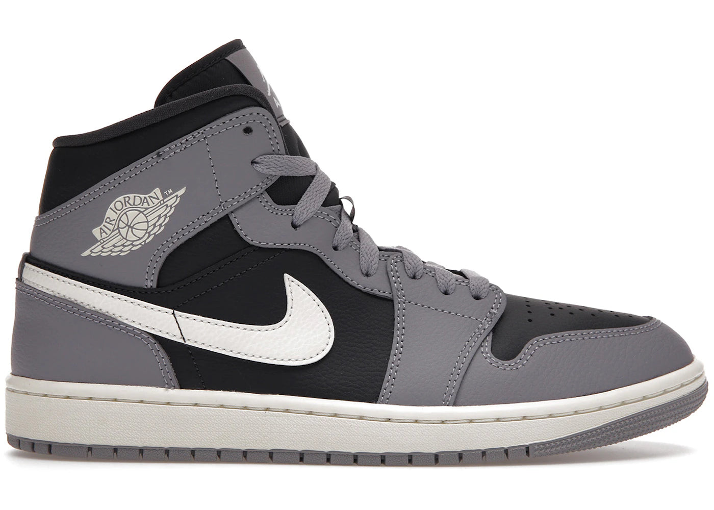 Jordan 1 Mid-Cement Gray (Women's)