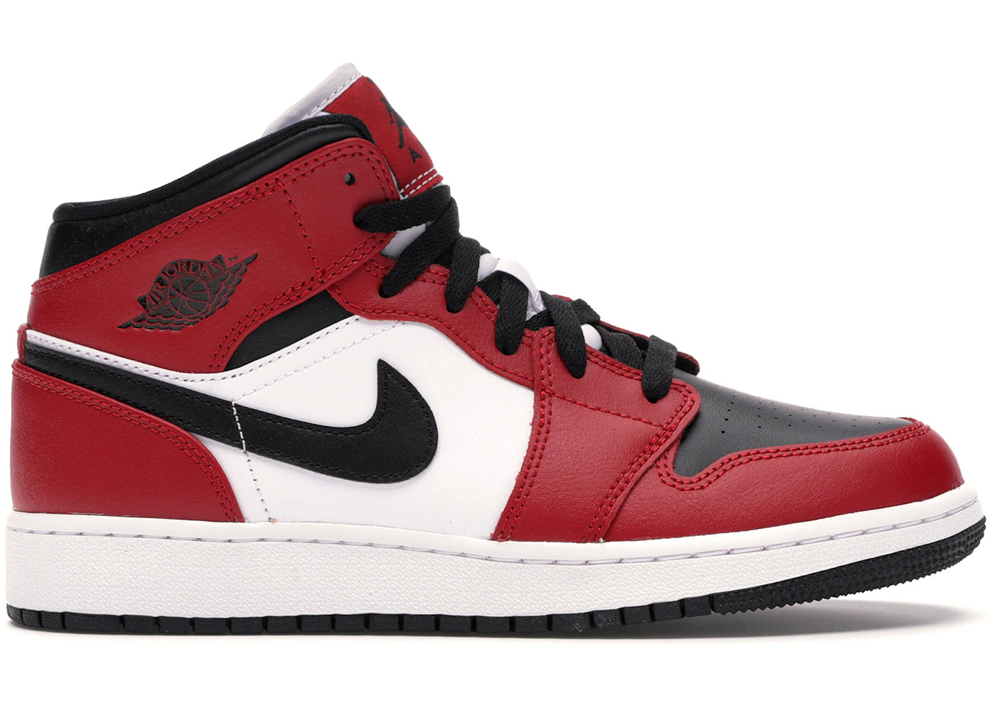 Jordan 1 Mid-Chicago Black Toe (GS)