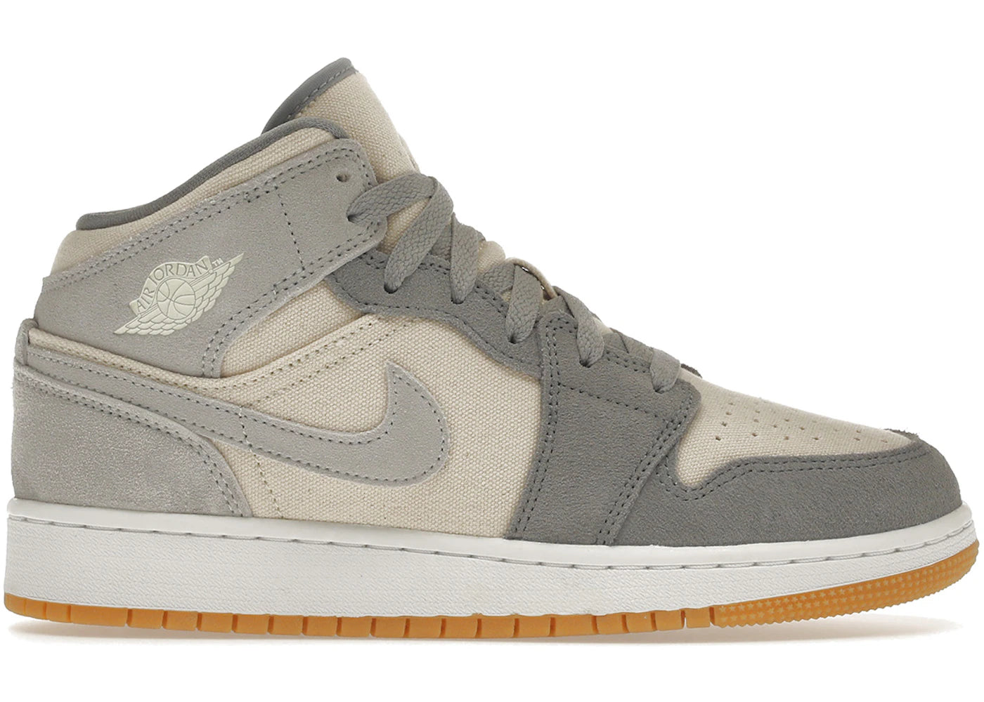 Jordan 1 Mid SE-Coconut Milk Particle Grey (GS)