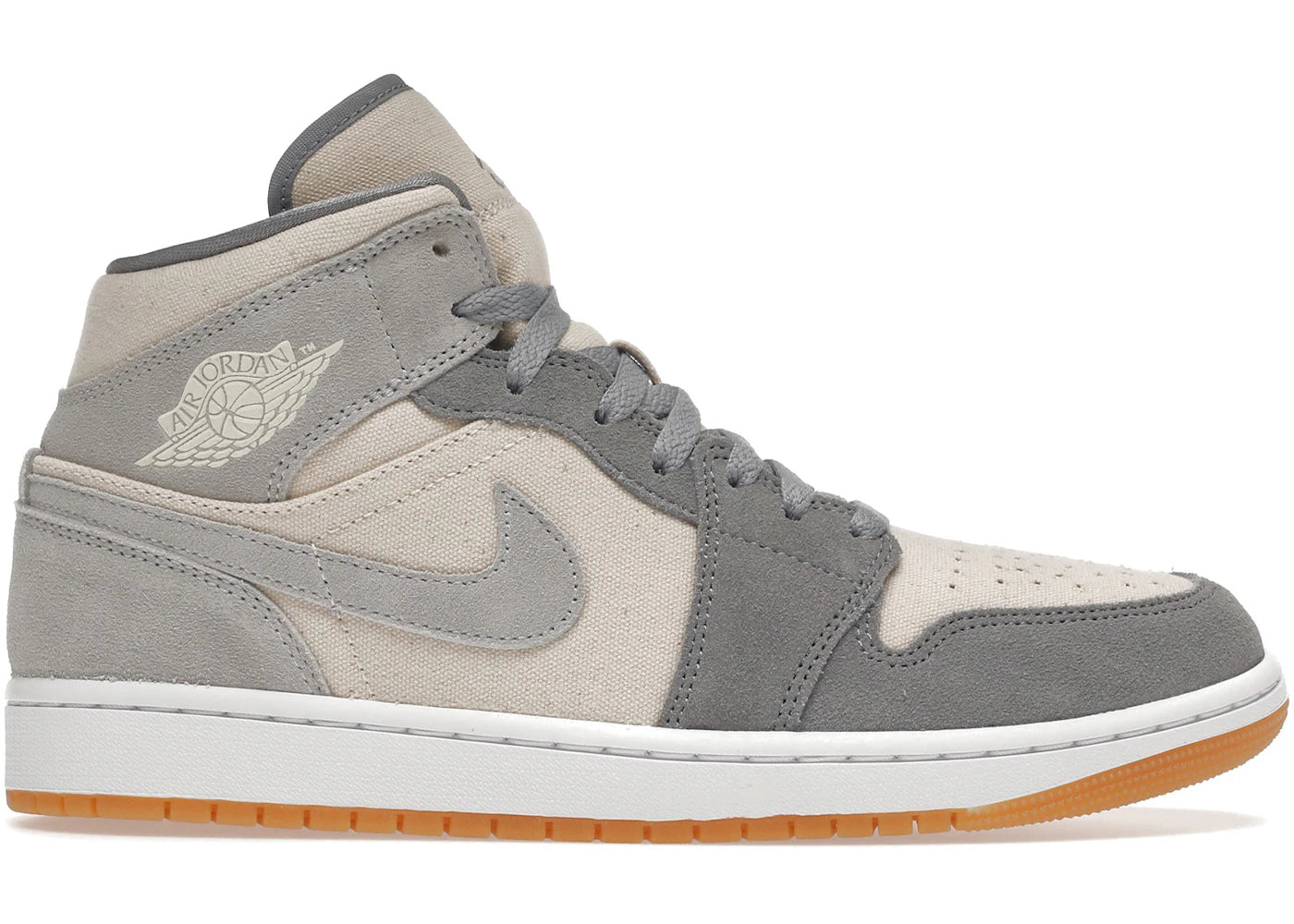 Jordan 1 Mid SE - Gris Particule Lait de Coco