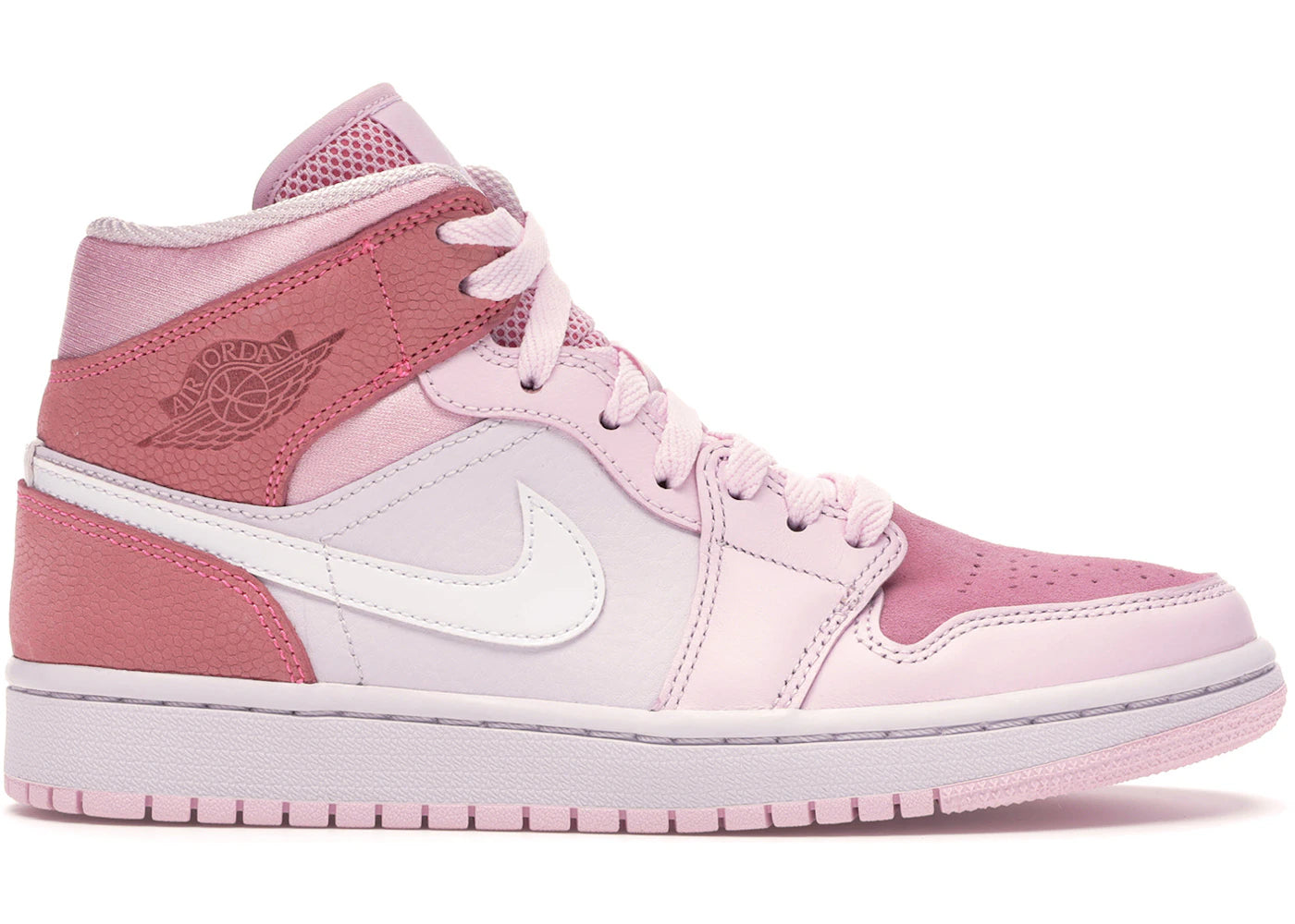 Jordan 1 Mid-Digital Pink (Women's)