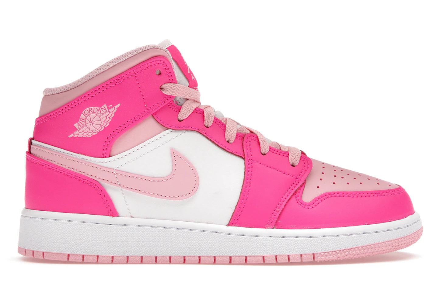 Jordan 1 Mid-Fierce Pink (GS)