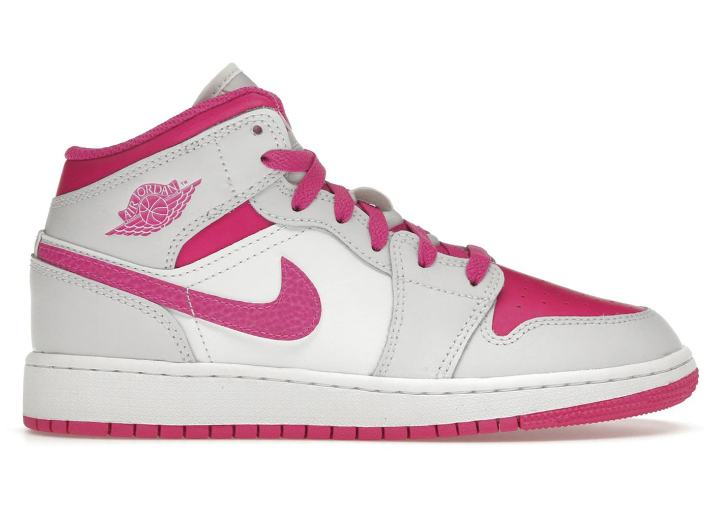 Jordan 1 Mid-Fire Pink (GS)