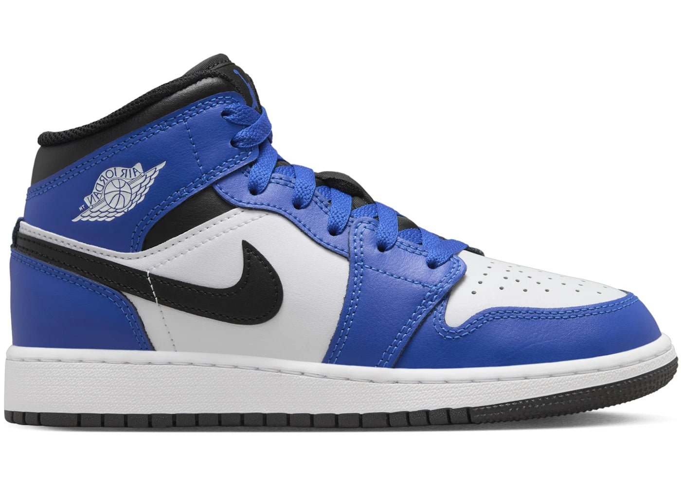 Jordan 1 Mid-Game Royal White Black (GS)