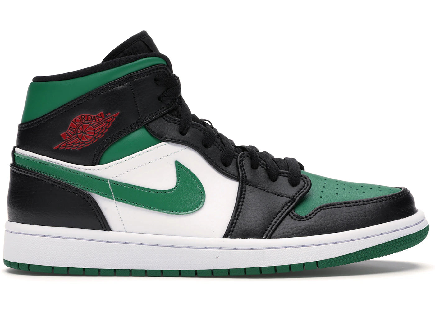 Jordan 1 Mid-Green Toe