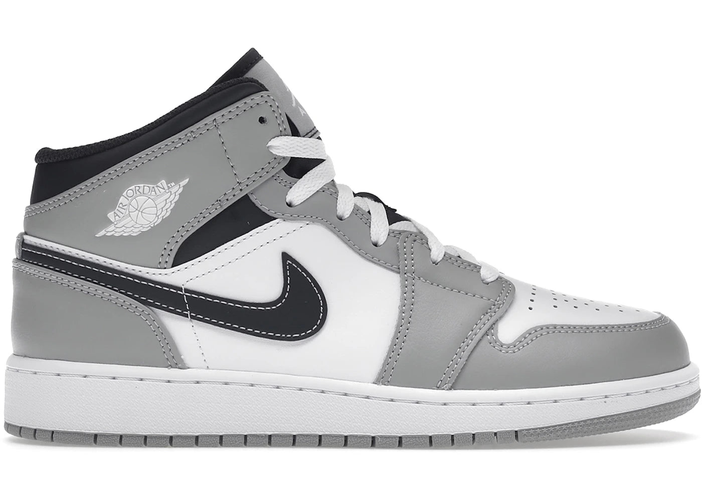 Jordan 1 Mid-Light Smoke Grey (GS)