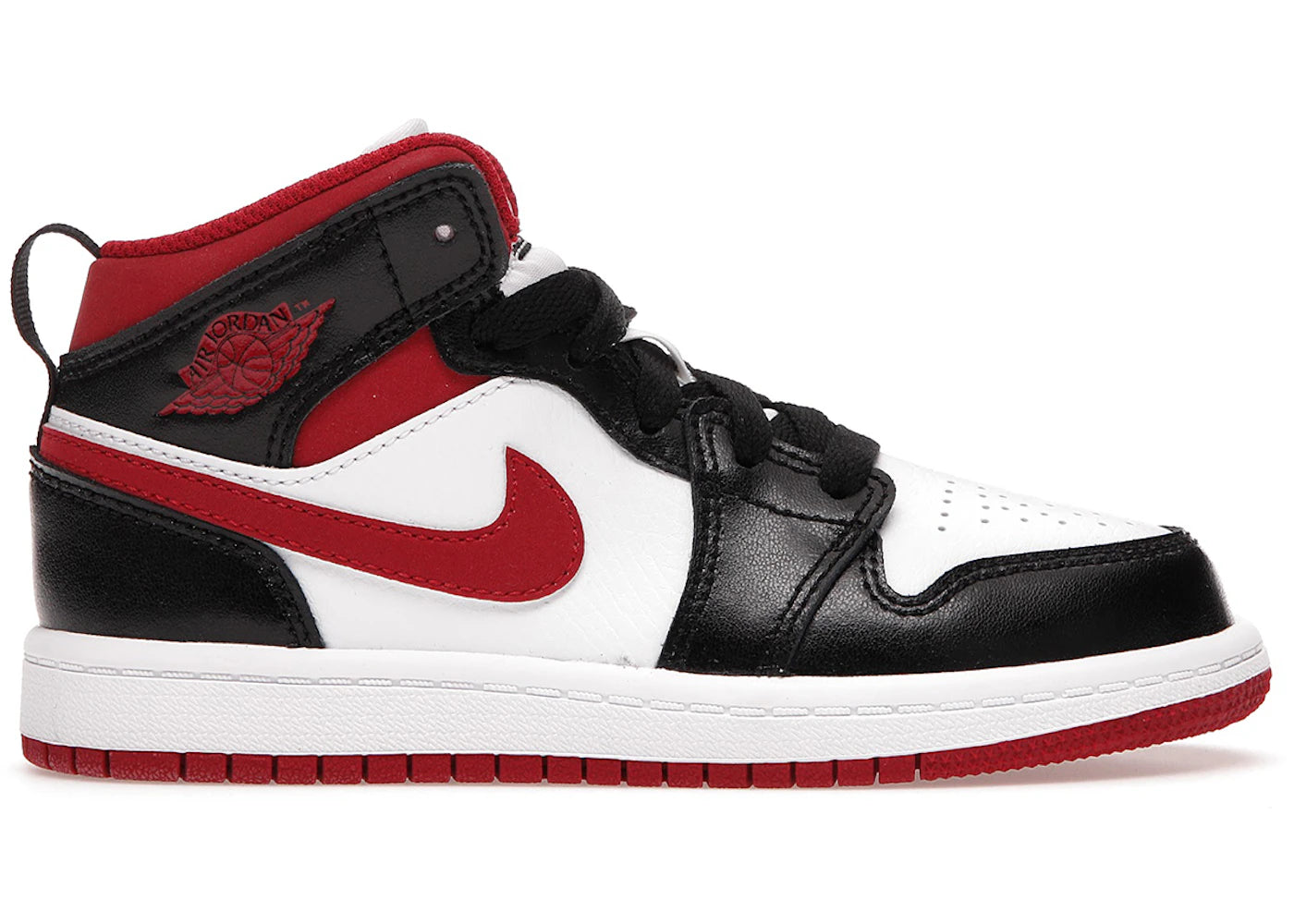 Jordan 1 Mid-Gym Red Black White (PS)