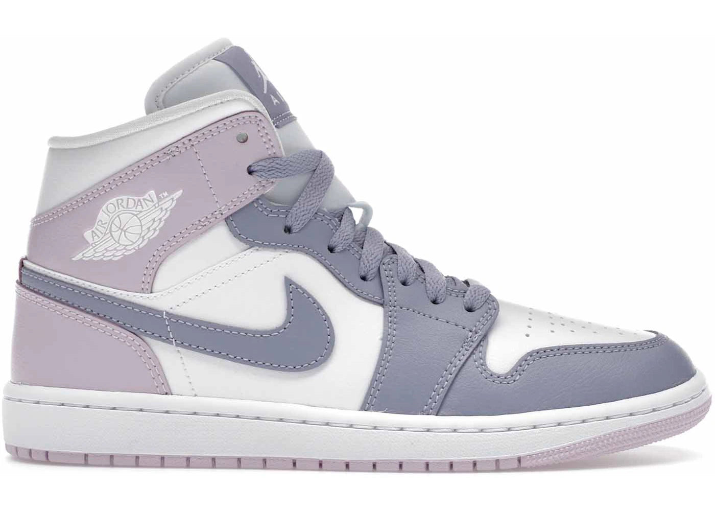 Jordan 1 Mid-Indigo Haze Doll White (Women's)