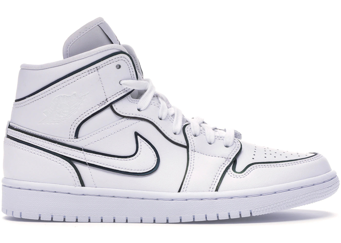 Jordan 1 Mid-Iridescent Reflective White (Women's)