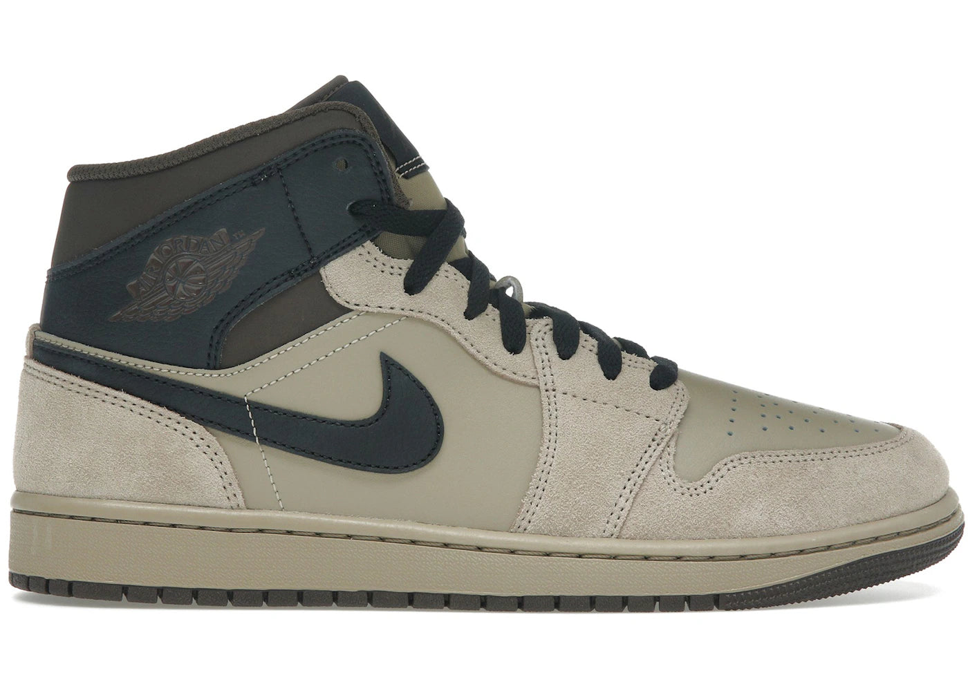 Jordan 1 Mid-Khaki Baroque Brown