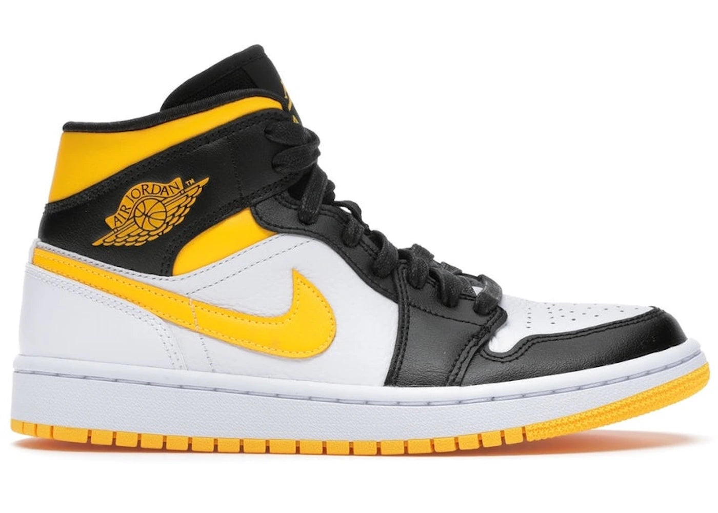 Jordan 1 Mid-Laser Orange Black (Women's)
