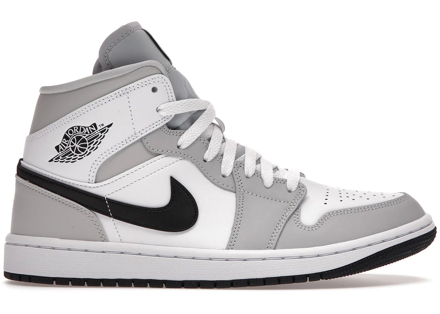Jordan 1 Mid-Light Smoke Gray (Femme)