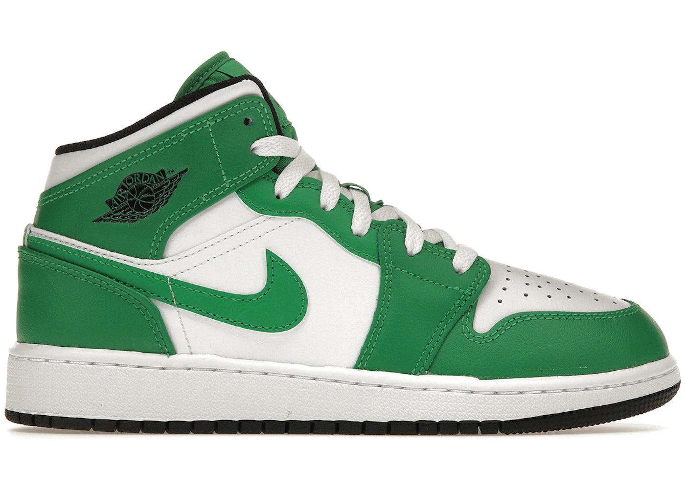 Jordan 1 Mid-Lucky Green (GS)