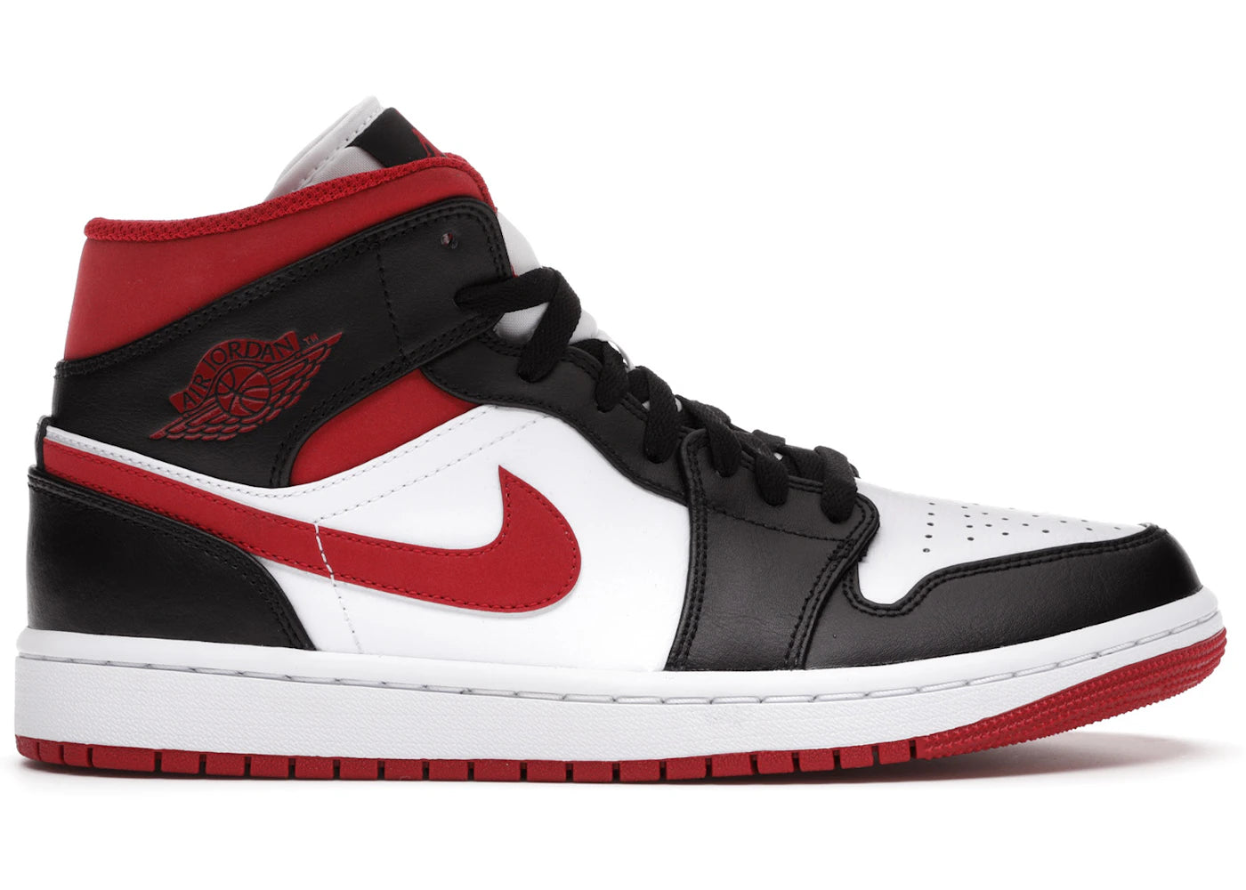 Jordan 1 Mid-Gym Red Black White