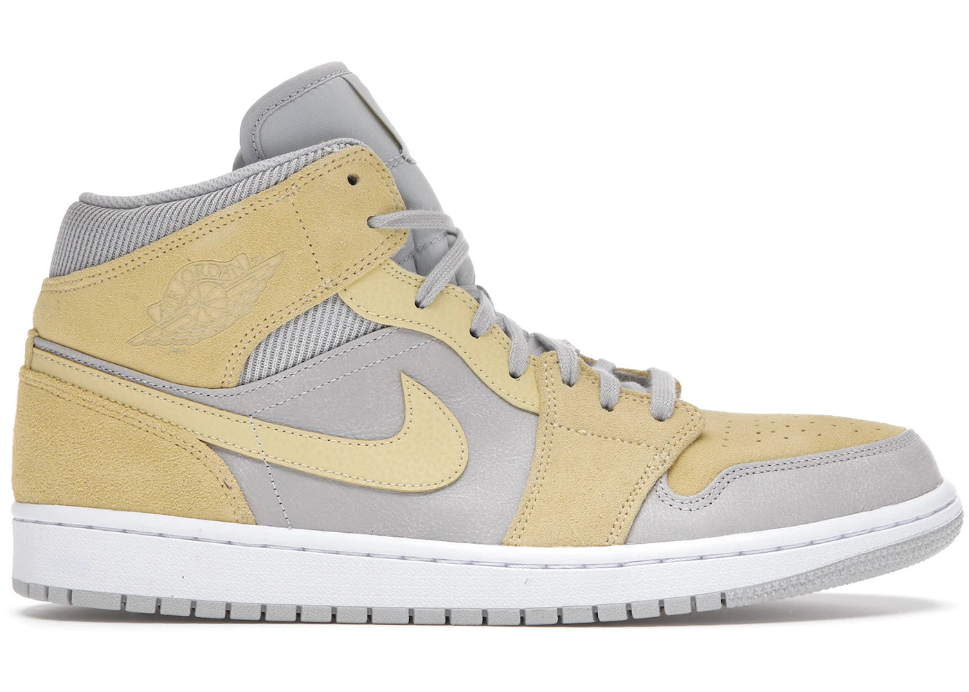 Jordan 1 Mid-Mixed Textures Yellow