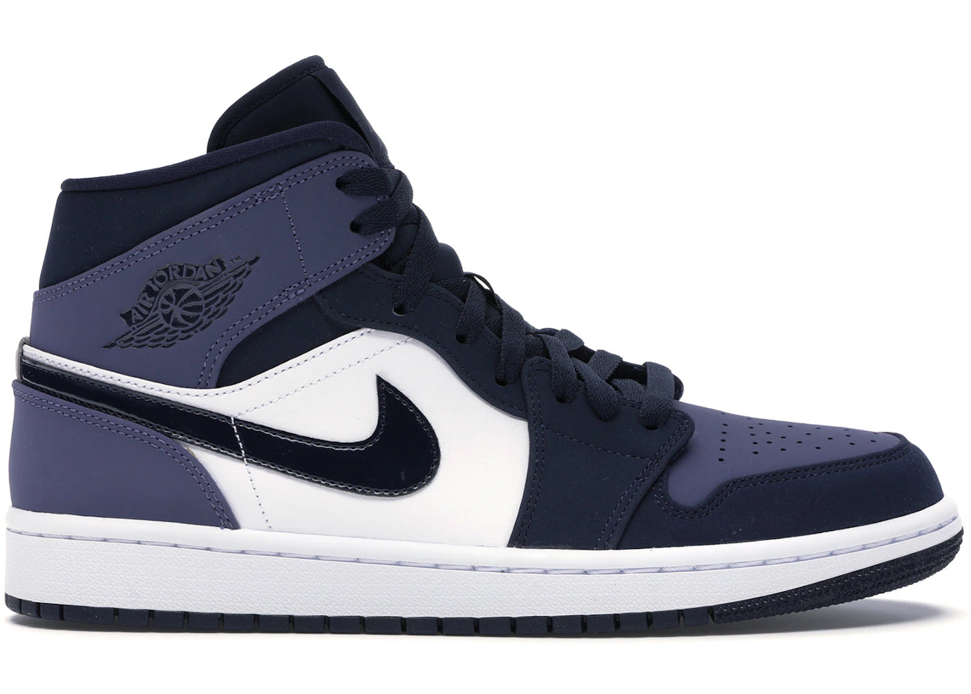 Jordan 1 Mid-Obsidian Sanded Purple