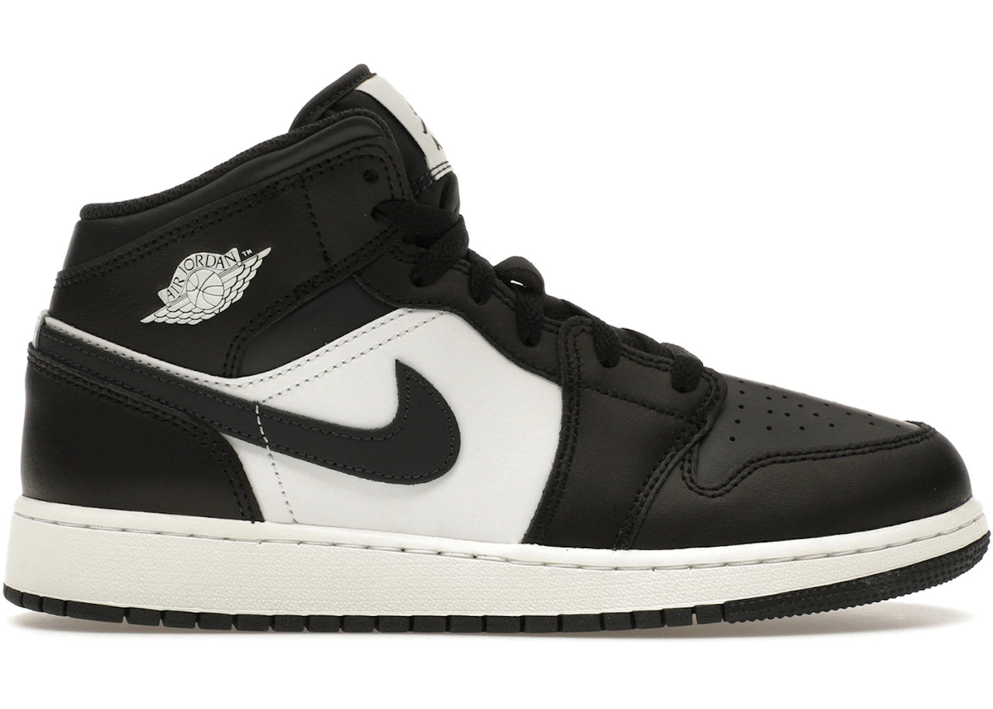 Jordan 1 Mid-Off Noir Toe (GS)