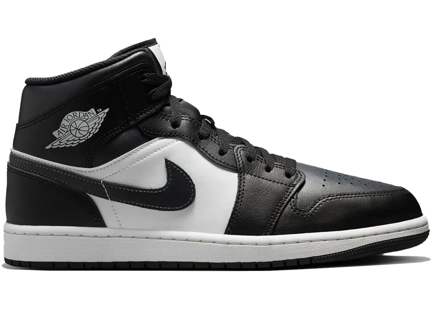 Jordan 1 Mid-Off Noir Toe