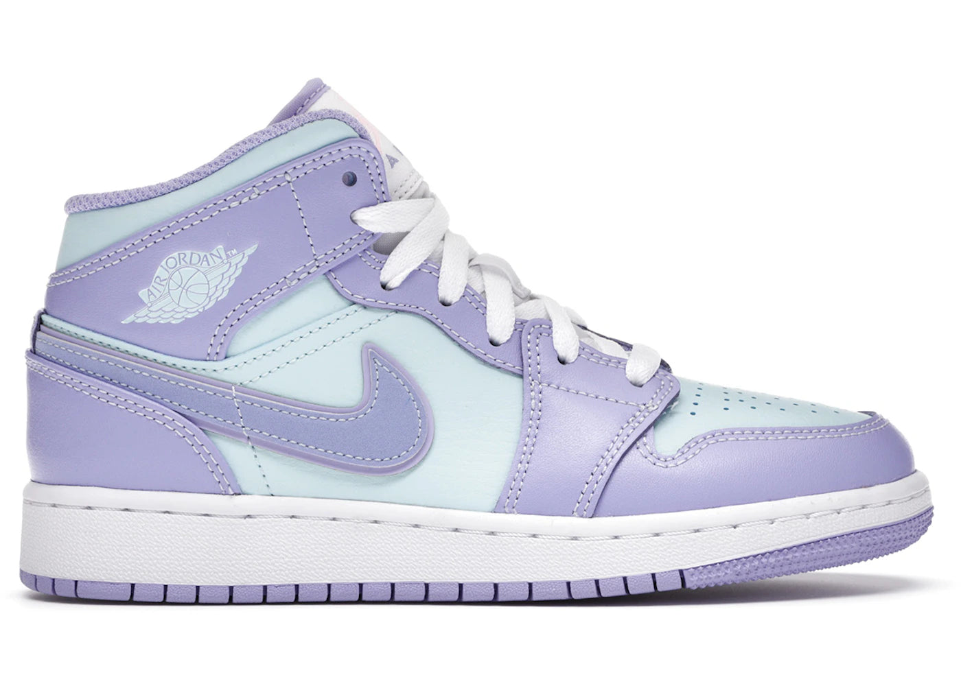 Jordan 1 Mid-Purple Aqua (GS)