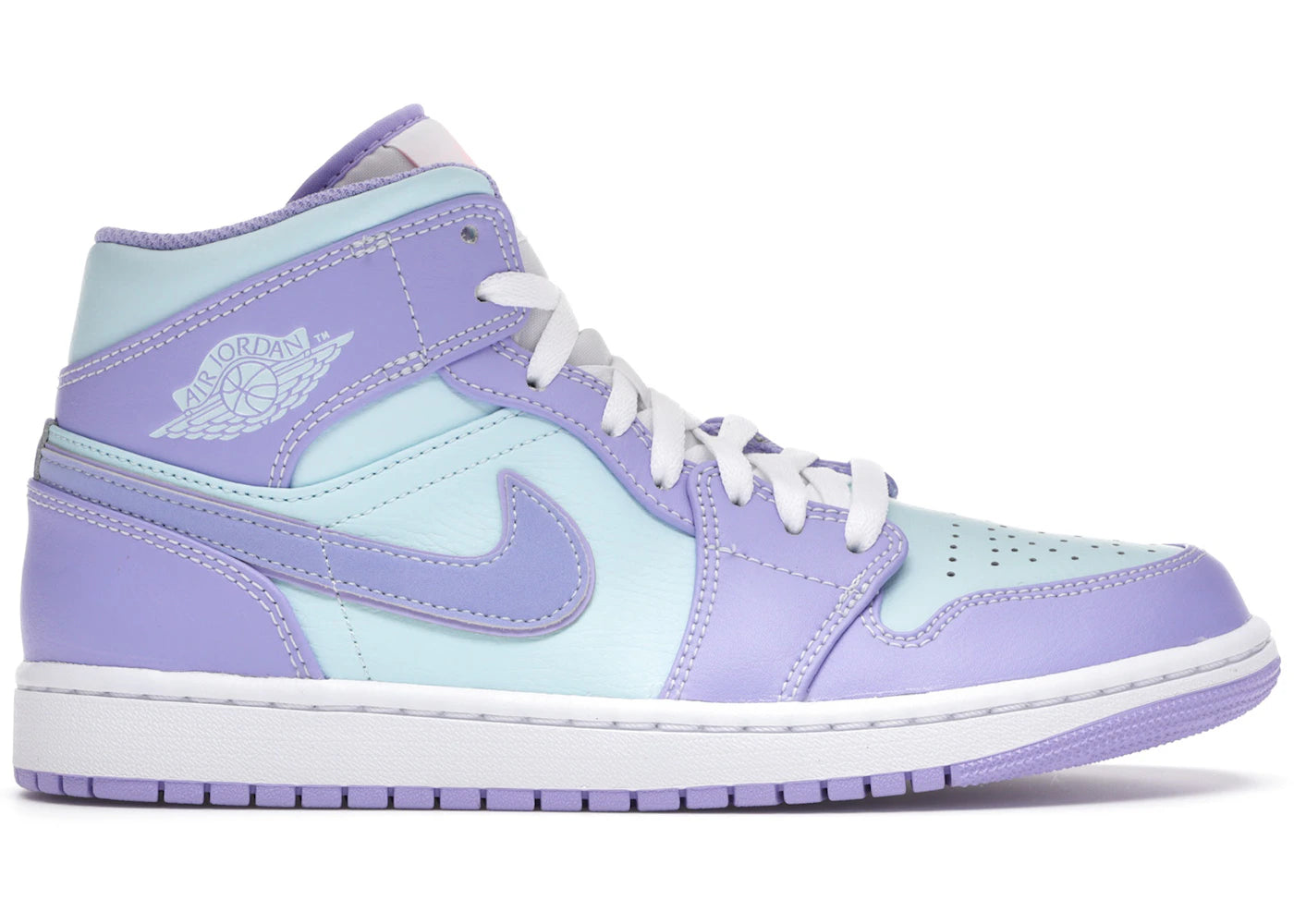 Jordan 1 Mid-Purple Aqua