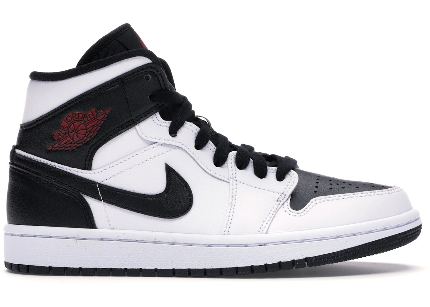 Jordan 1 Mid-Reverse Black Toe (Women's)