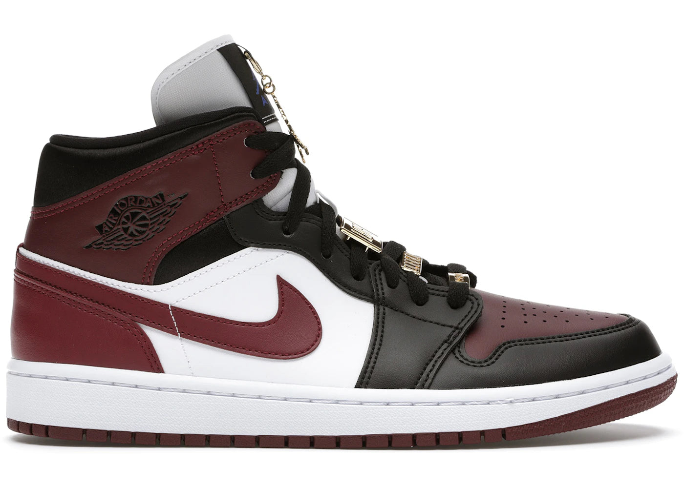 Jordan 1 Mid-SE Black Dark Beetroot (Women's)