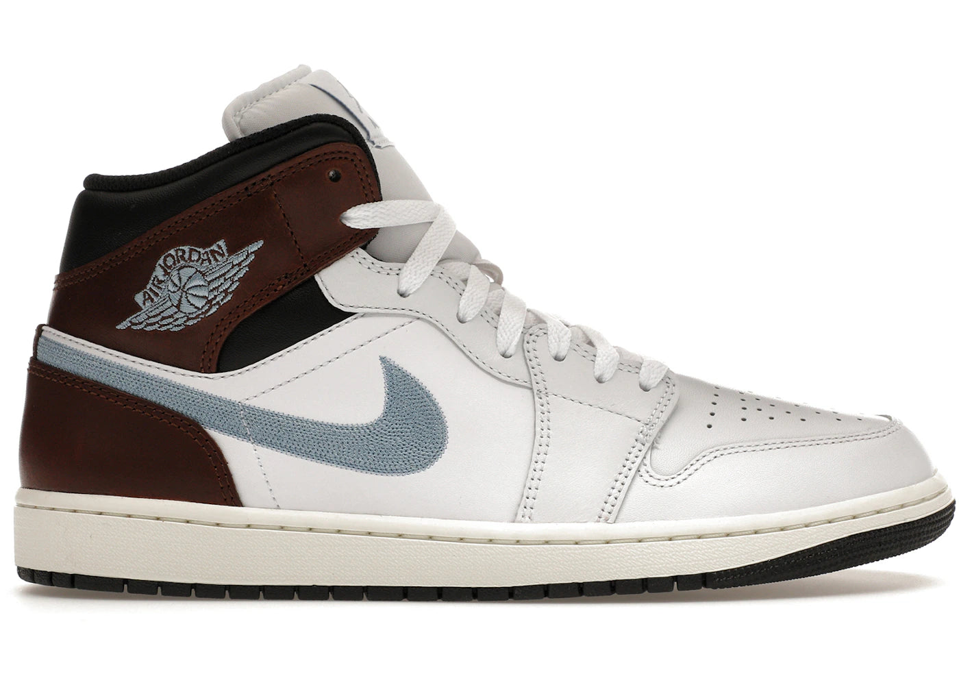 Jordan 1 Mid SE-Brown Blue Grey