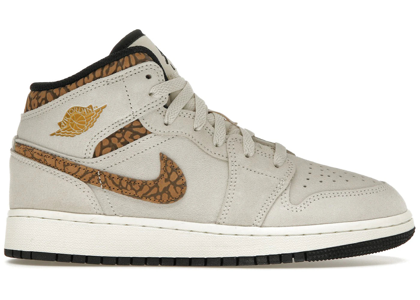 Jordan 1 Mid SE-Brown Elephant (GS)