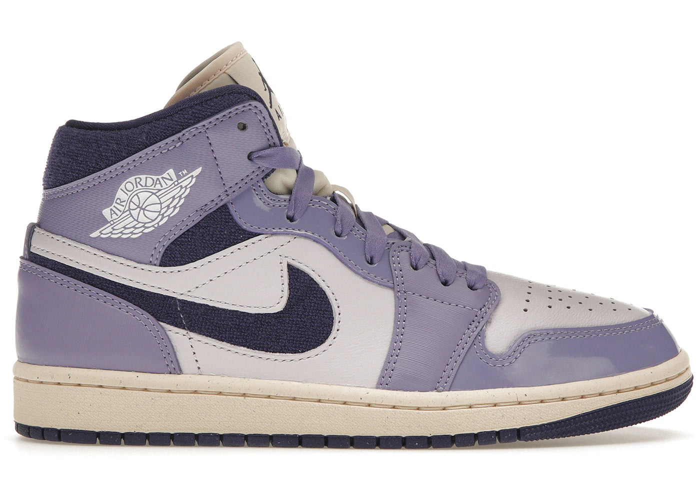 Jordan 1 Mid SE-Chenille Sky J Light Purple (Women's)