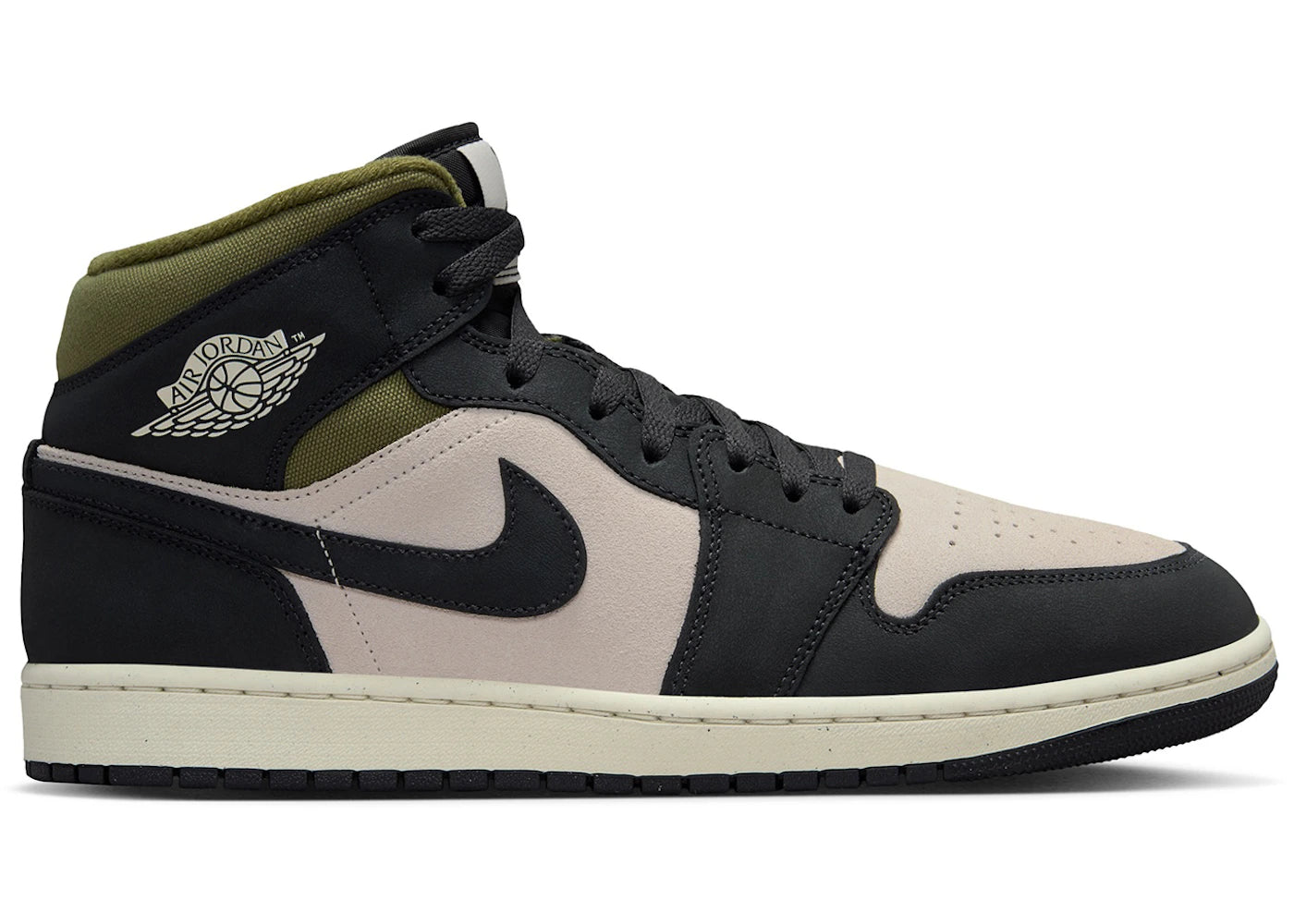 Jordan 1 Mid SE-Off Noir Medium Olive
