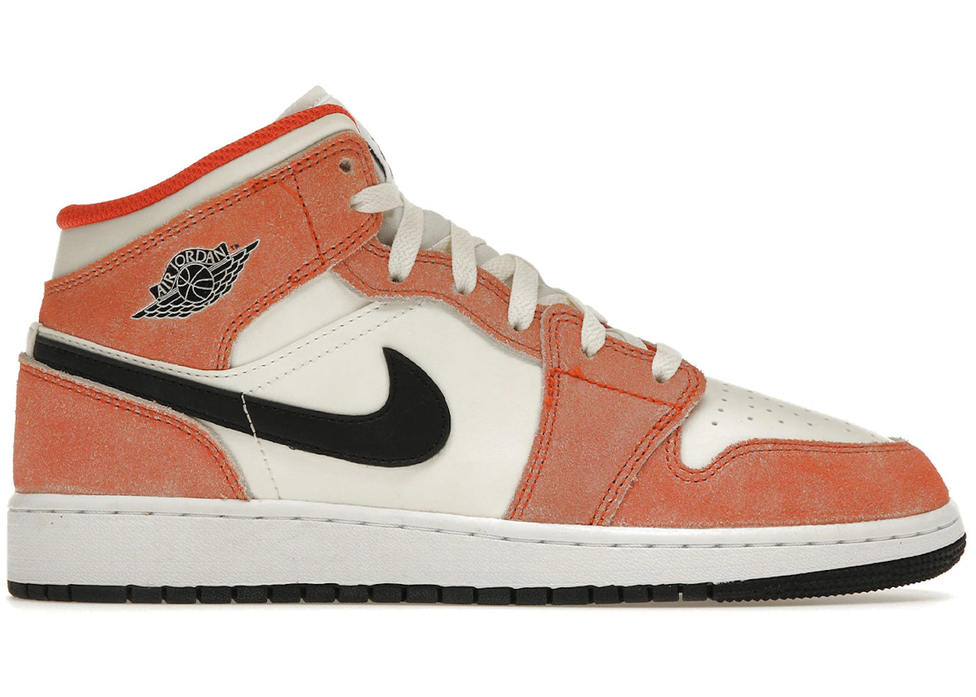 Jordan 1 Mid SE-Orange Suede (GS)