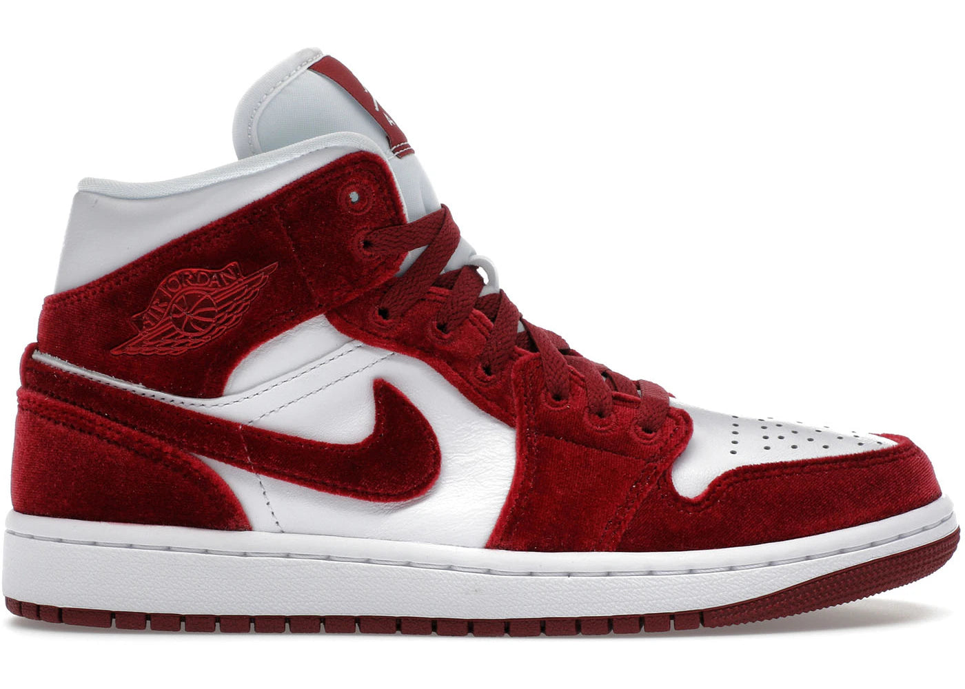 Jordan 1 Mid SE-Red Velvet (Women's)