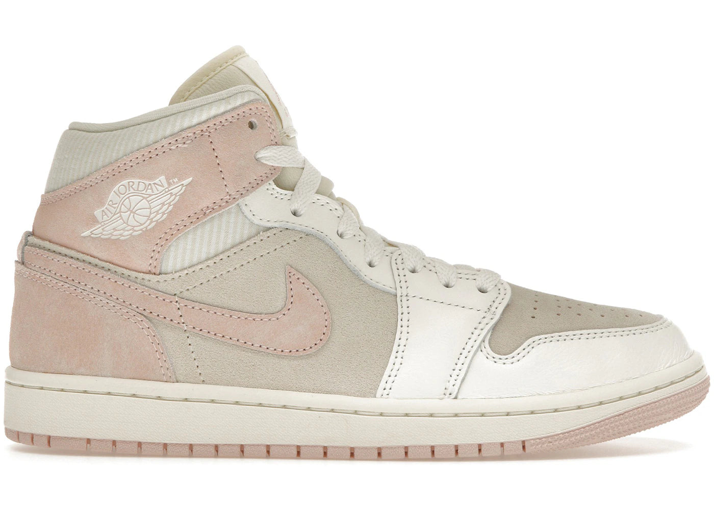 Jordan 1 Mid SE-Seersucker (Women's)